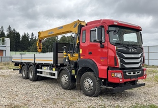 JAC N410 (41т) КМУ SQS 350-5 (14т) БОРТ 7,8×2,55×0,6м